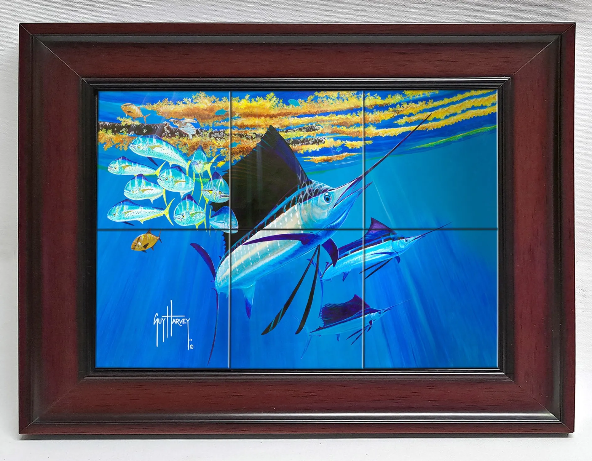 "Sails Ahoy" Tile Art