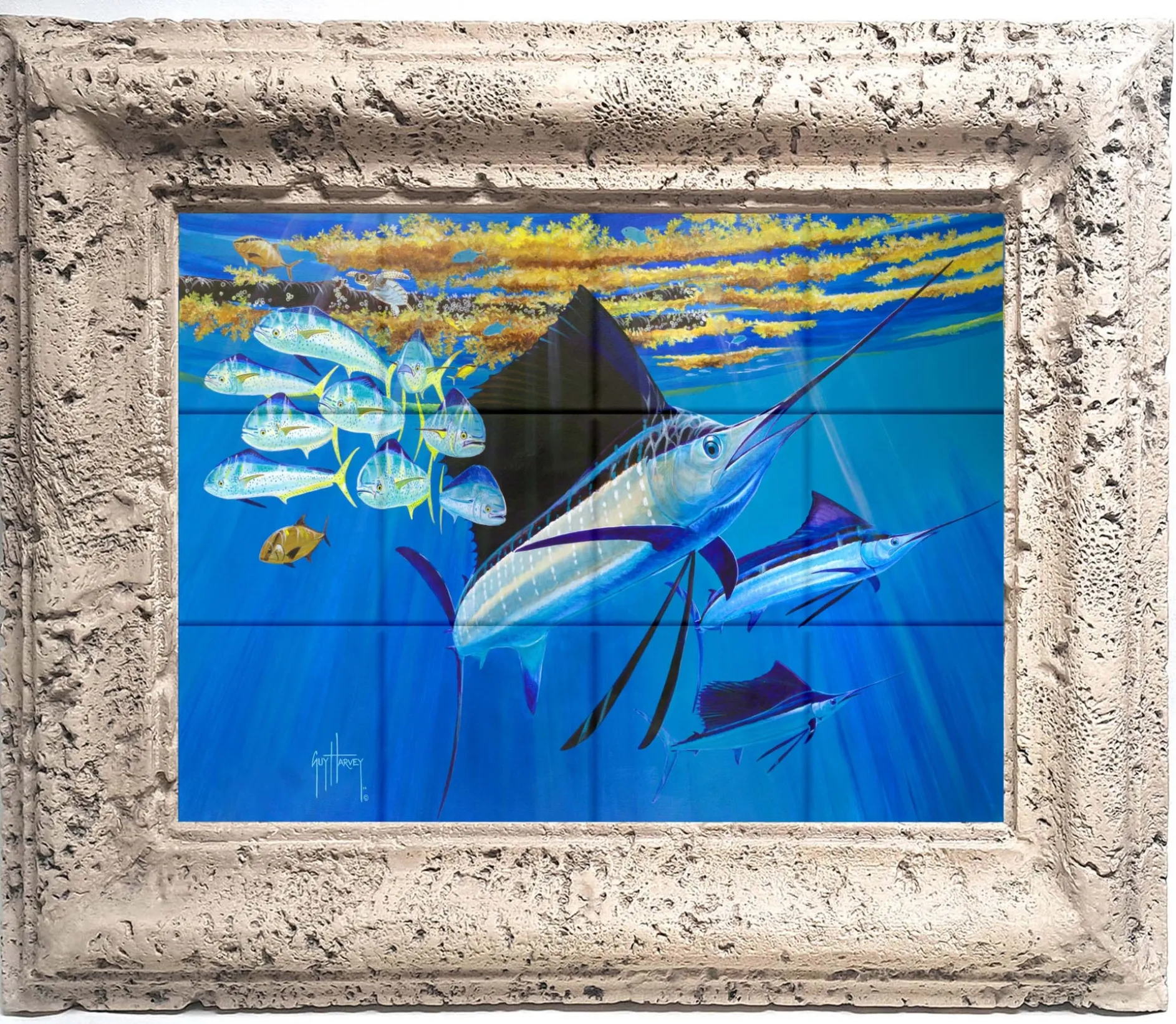 "Sails Ahoy" Tile Art