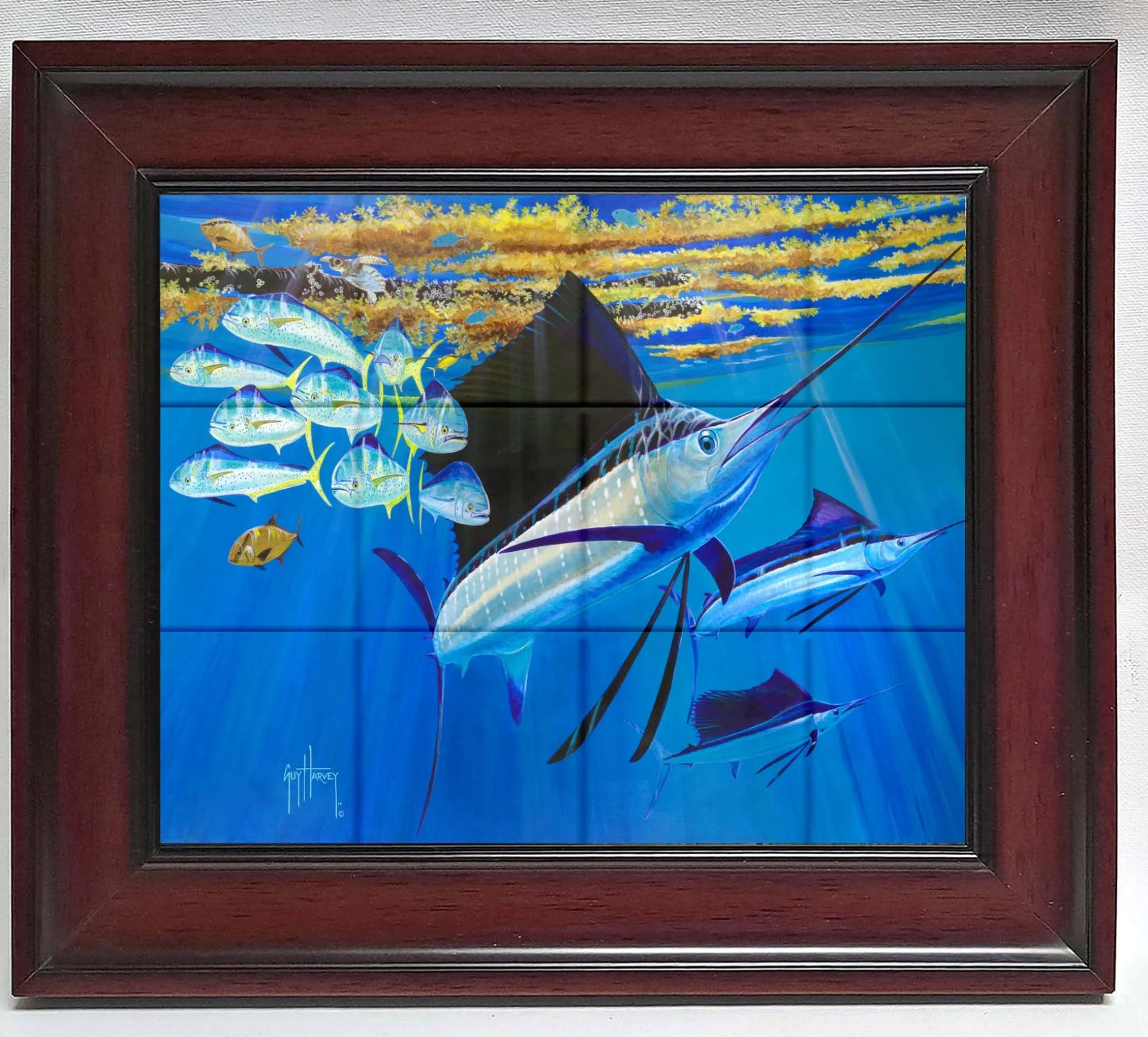 "Sails Ahoy" Tile Art