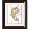 "Seahorse Pair" Mini Print