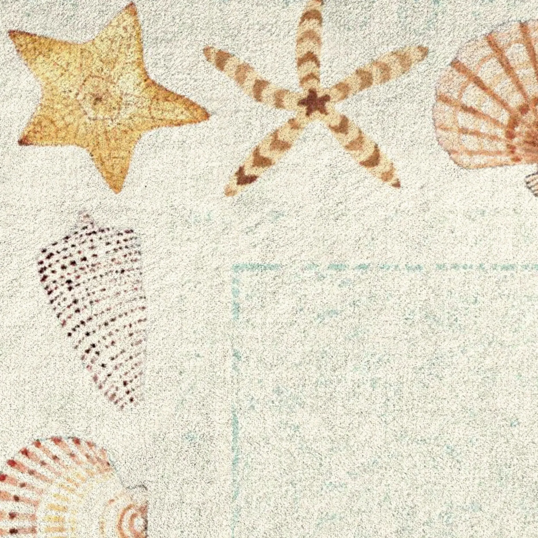 Seashell Swirl Area Rug