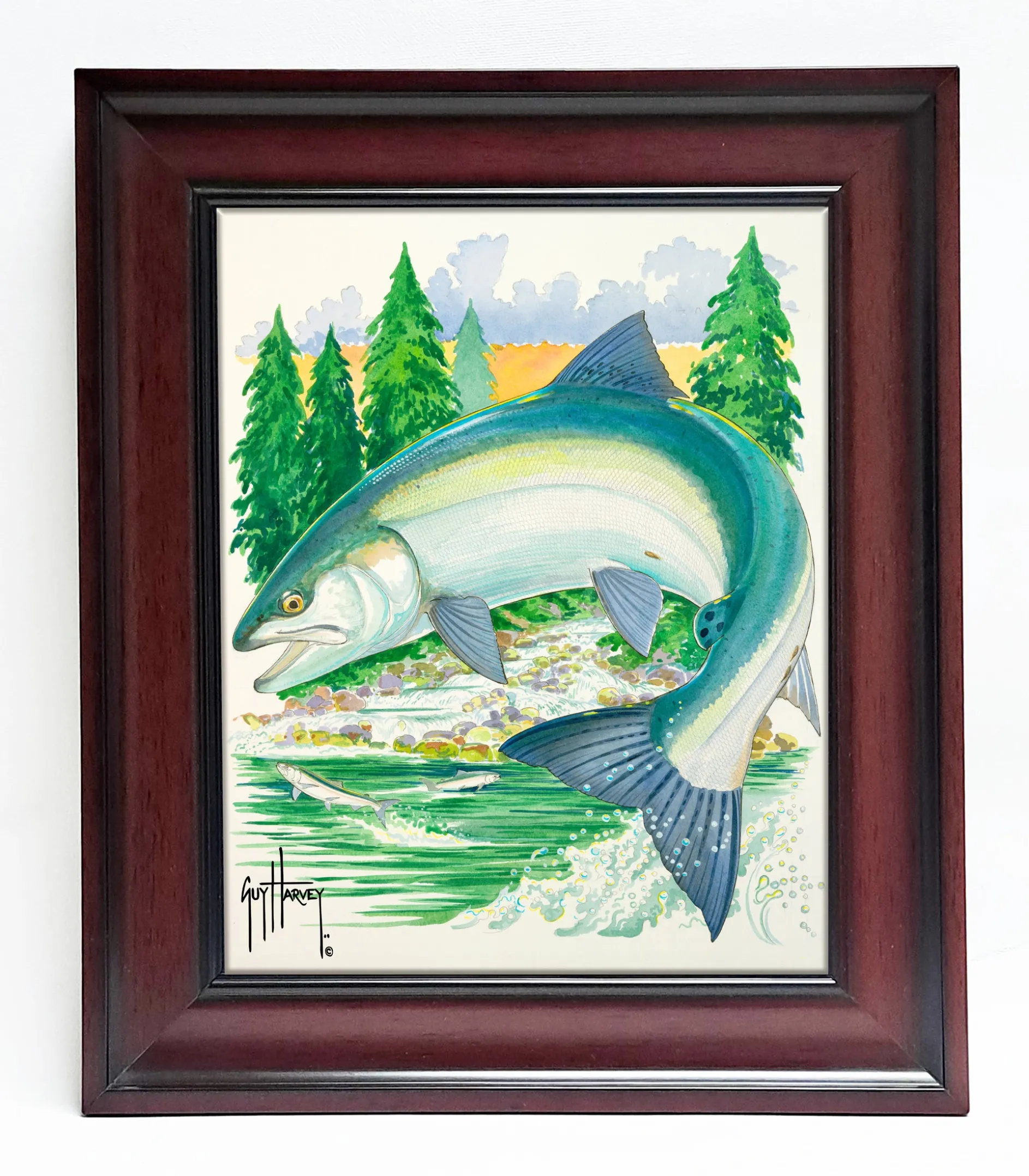 "Sockeye at Secluded Bay" Tile Art