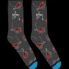 Spiny Lobster Grey Socks
