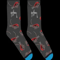 Spiny Lobster Grey Socks