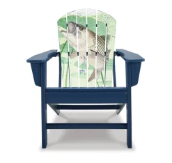 Striped Bass with Lilies Adirondack Chair
