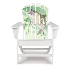 Striped Bass with Lilies Adirondack Chair