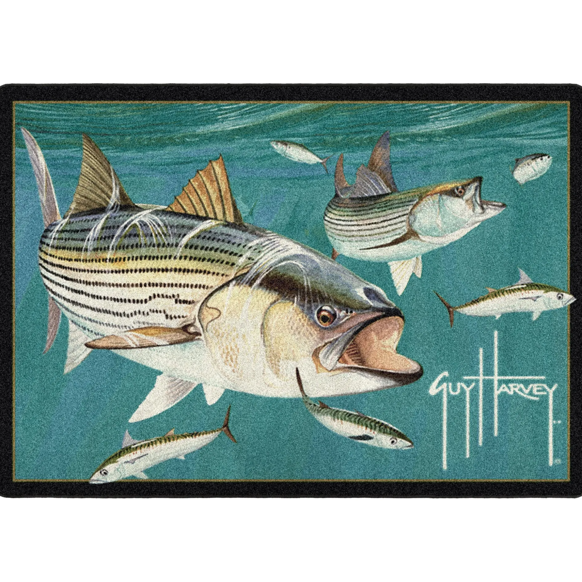 Stripped Bass Area Rug
