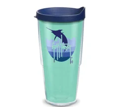 Tervis Mint and Navy Marlin