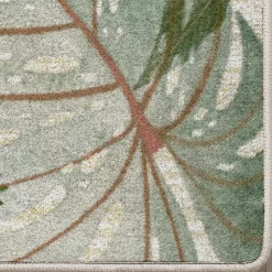 Tropical Leaves Area Rug