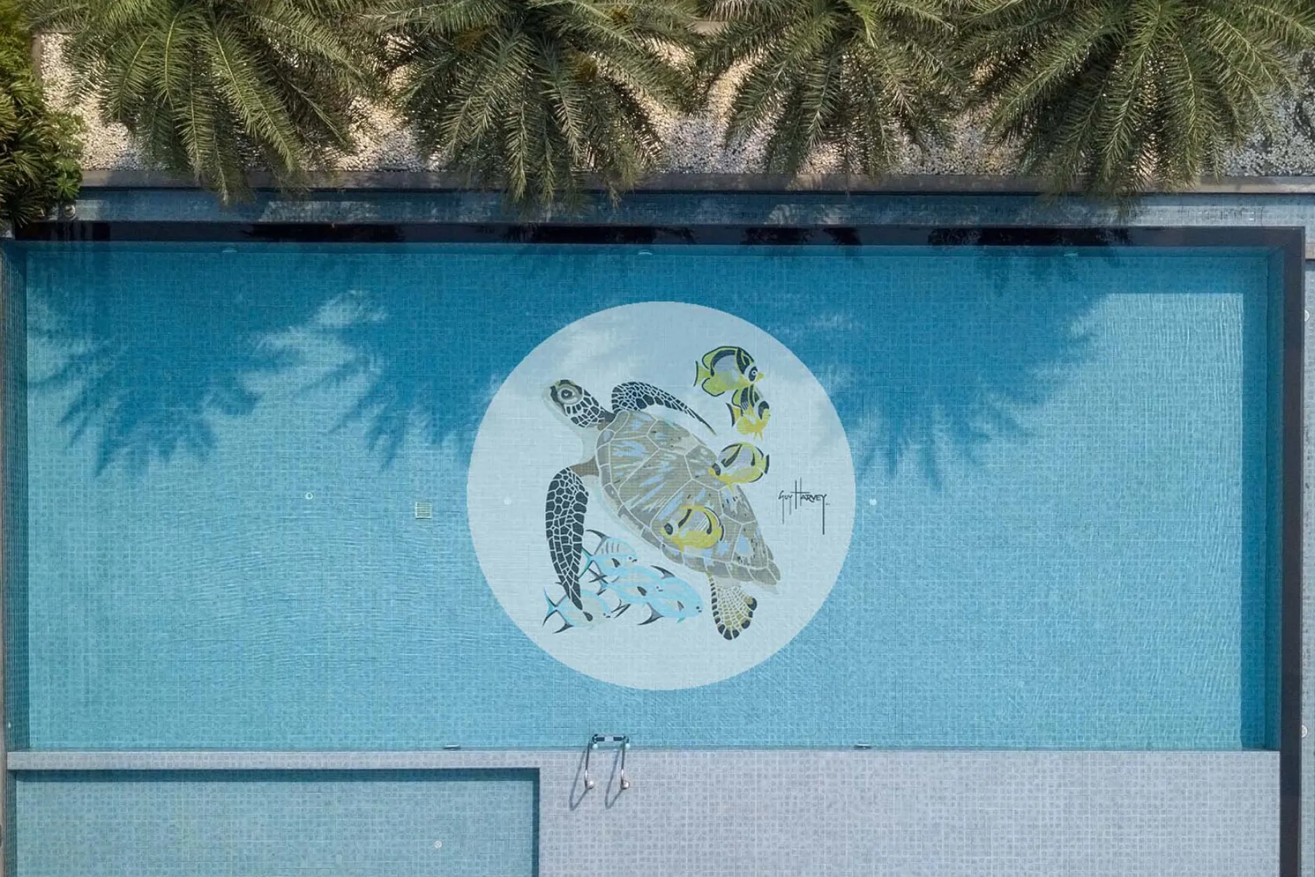Turtle Medallion Mosaic - Large