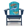 Turtle Ray and Porpoise Adirondack Chair