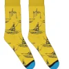Yellow Boat Socks